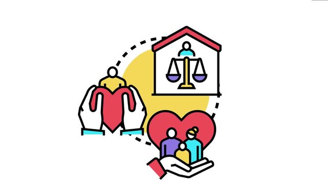 Adoption approval process outlining legal family formation, parental care, and child protection within a court or agency offering support for a new family unit