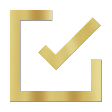 Metallic Gold Bullet Point with Transparent Background &ndash; Elegant and Modern Abstract Geometric Element for School and Business Presentation Slides, Reports, Infographics, and Social Media Graphics