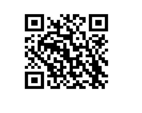 qr code on transparent background