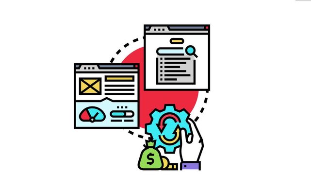 Digital marketing experts analyzing advertisement click efficiency, optimizing cost per click and pay per click campaigns to develop successful internet promotion strategies