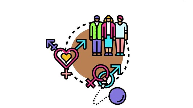 Diverse people standing together while supporting concepts of gender parity, advocating for equal rights, and fostering inclusivity in community and professional settings