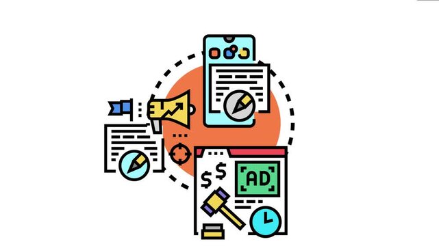 Digital marketing professionals engaging in ad copy creation, drafting compelling text for promotional campaigns, and optimizing content for effective online advertising strategies