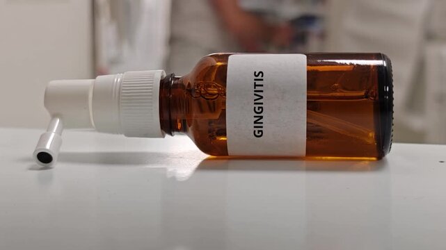 GINGIVITIS oral medicinal spray for relief of mouth, gum or dental discomfort