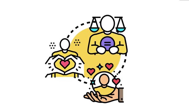 People engaging in self care, self love, and seeking equality, the concept of affirming oneself and personal growth in a mindful way