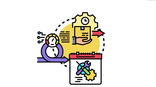 Agile operations responsiveness concept quick delivery, efficient feedback, and flexible planning within a dynamic business workflow