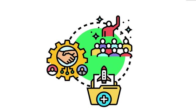 Agile team leadership structure collaboration, mentorship, innovation, and successful project initiation within a dynamic business environment, fostering growth and efficiency