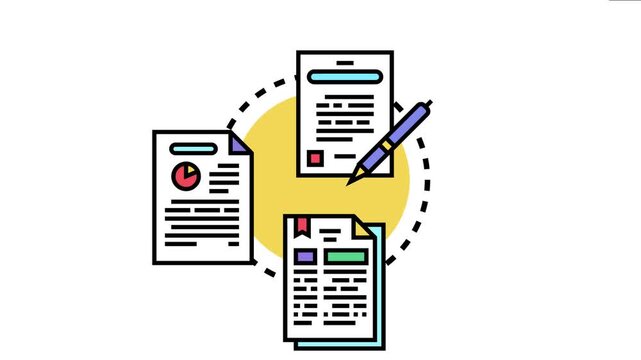 Digital of an agreement document with a pen, signing important legal contracts, filling out official forms, and managing essential business paperwork