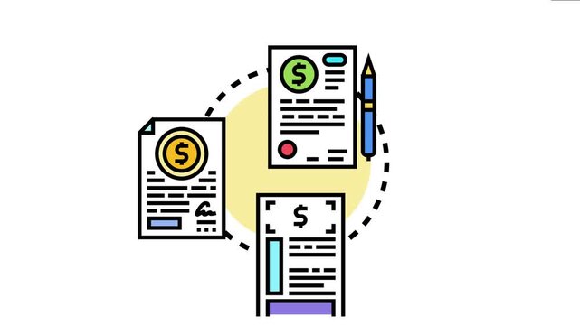 Financial documents with lapse clauses outlining terms, conditions, and legal stipulations for contractual agreements, emphasizing legal and monetary aspects of business deals and policy renewals