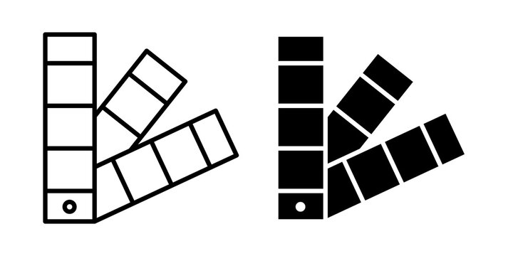 Swatch icon vector logo pack