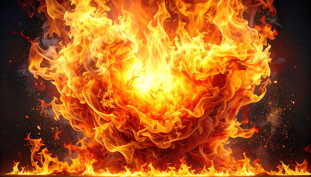 燃え上がる炎のフォトリアルVFXエフェクト素材
Photorealistic blazing fire VFX overlay effect