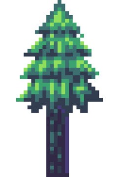pixel art of tree