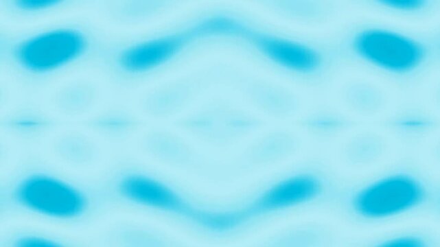 Abstract blue pattern with symmetrical blurred design