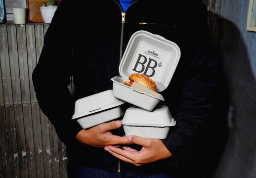 Burger Box Mockup