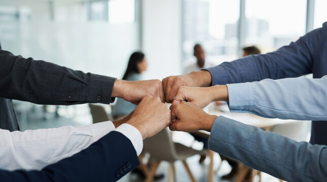 Teamwork collaboration business office diversity unity partnership success support motivation professional teamwork collaboration modern office showing diverse hands joining unity through group