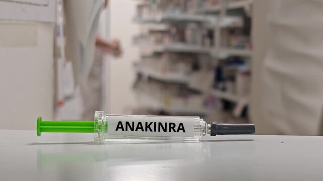 ANAKINRA IL-1 receptor antagonist in a prefilled syringe for autoinflammatory disease