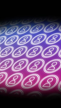 Vector icons of people 4k