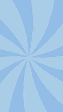 Animation of earth day and hand holding globe on spiral blue background