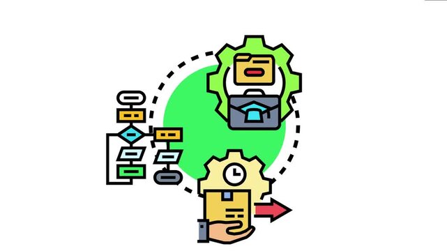 Artificial intelligence transforming business operations by automating tasks. Streamlining complex workflows