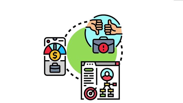 Ai powered technology conducting market research analysis, collecting customer feedback, developing business strategy and optimizing key performance indicators for success