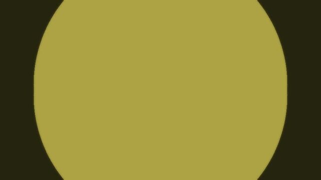 Minimalist abstract circle design with earthy tones and dark border