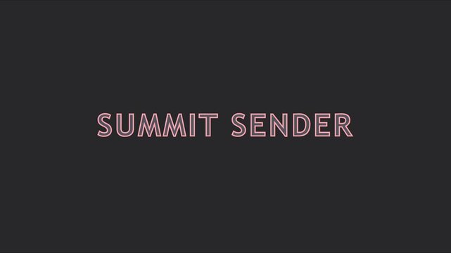Summit sender animated text title card for adventure and outdoor travel animation 4k mountain peak