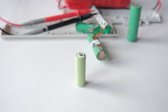 rechargeable battery. lithium rechargeable battery from disassembled battery pack