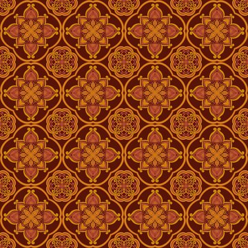 seamless damask pattern