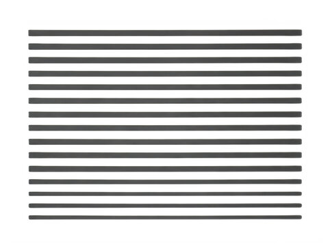 Black horizontal lines pattern on white background isolated on transparent background