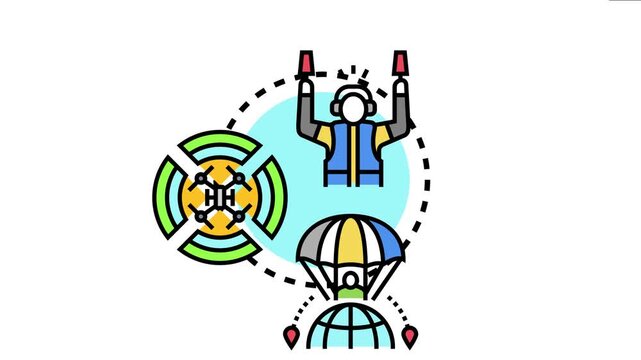 Air travel threat prevention systems represent airport guidance, drone detection, and global safety solutions ensuring secure flights and passenger protection