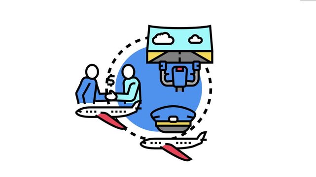 Aspiring pilots enrolling in flight school, engaging in simulated flight training, and pursuing aviation education with certification for future careers