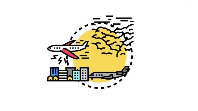 Air transport industry planning global flights, pilots analyzing weather conditions and atmospheric phenomena for safe aviation and journey across different locations