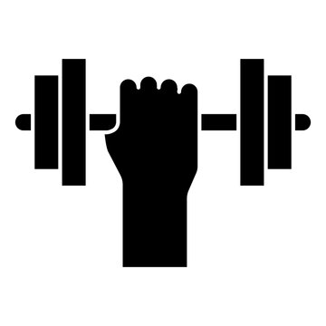 Fitness Training Glyph Icon