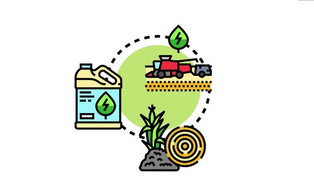 Algae bioreactor biomass representing green energy production, sustainable agriculture, and biofuel development for ecological initiatives