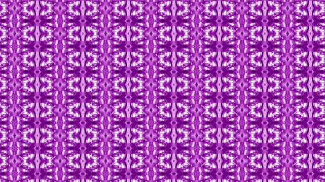 Purple Seamless Floral Pattern