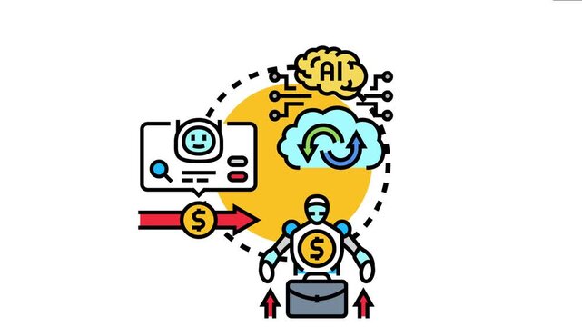 Automated robot investor using artificial intelligence and cloud computing for making strategic financial decisions and increasing profit on the global market