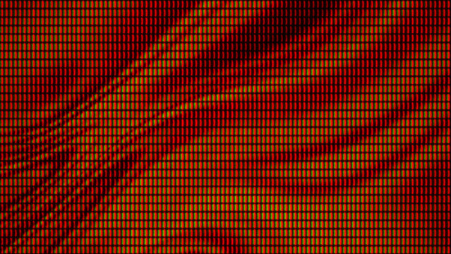 Active-matrix Red LED Display Image. High-Tech Dark Gradient Background. 