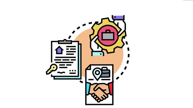Business partners engaging in a cooperative process of reviewing and agreeing upon contract terms and conditions, ensuring successful deal finalization and collaborative partnership