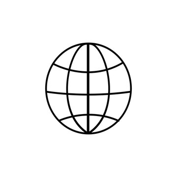 Globe internet icon