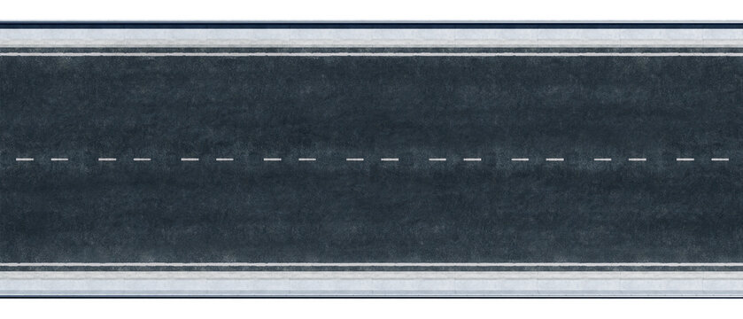 3d rendering asphalt road texture from top view creating a background