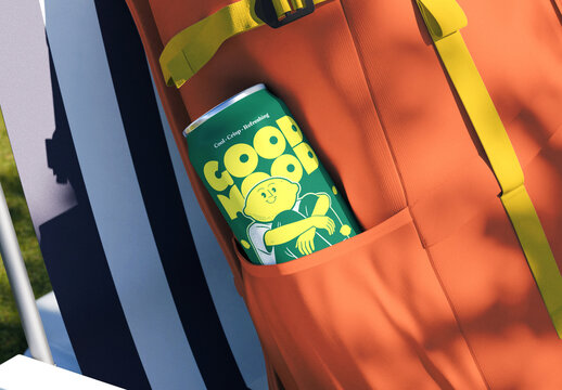 Travel Can Mockup