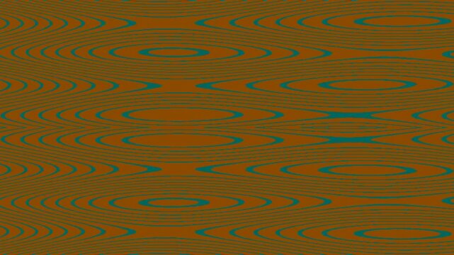 Abstract geometric pattern with oval shapes in earthy tones