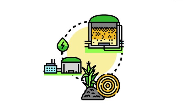 Anaerobic digestion processing organic waste to generate biogas, a sustainable and efficient method for producing green energy and managing environmental resources