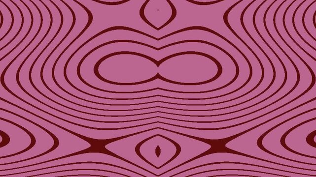 Abstract wavy pattern with purple and maroon concentric lines