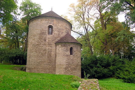 Cieszyn, Poland. St. Nicholas' Rotunda (Polish:Rotunda św. Mikołaja w Cieszynie) is the only Romanesque rotunda in Poland preserved with its nave vault.