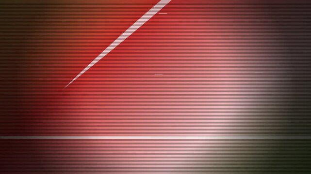 Vibrant diagonal neon light waves blend green, yellow, orange and red tones with fine scanlines and glowing accents.