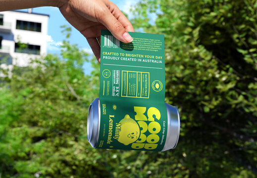 Can Label Mockup