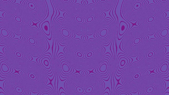 Abstract purple pattern with hypnotic swirling lines and shapes