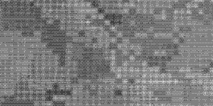Bitmap pixelated grunge gradient texture. Black and white dither pattern wallpaper. Abstract glitchy pattern. 8 bit video game background. Wide raster backdrop. Retro pixel art Illustration. Vector