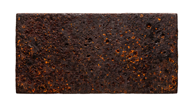 Iron surface with heavy rust texture and orange corrosion spots for industrial backgrounds