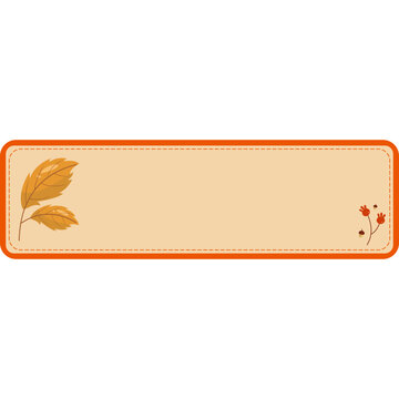 Autumn Floral Label Collection